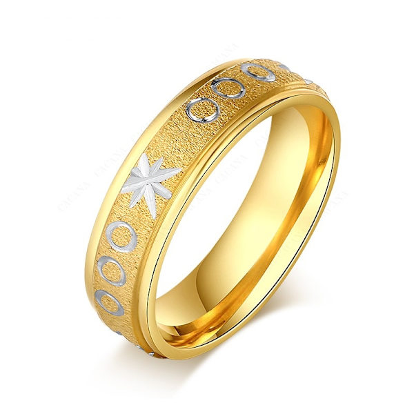 Rostfritt stål ring 18