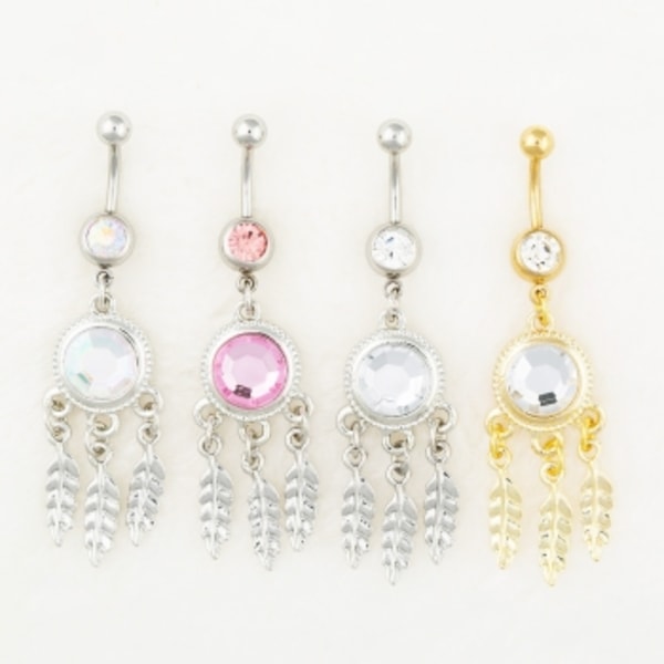 Navle-Belly Button Ring Kropspiercing Smykke multi