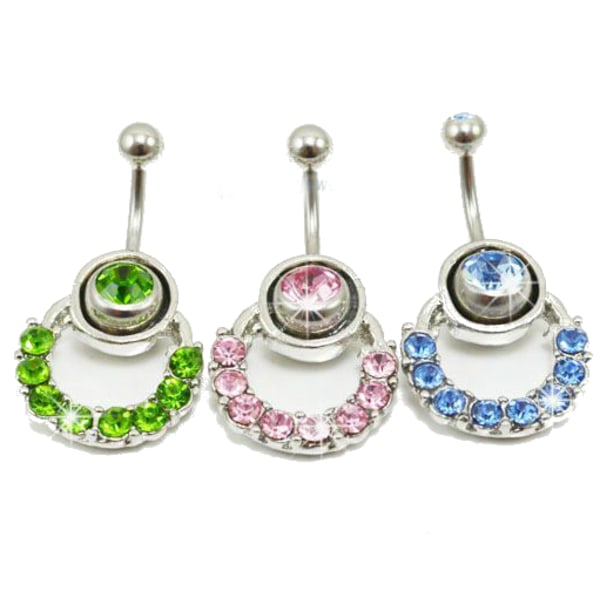 Navle-Belly Button Ring Kropspiercing ROSA