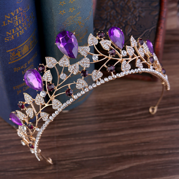 Krystal Bryllupshårkrone Tiara