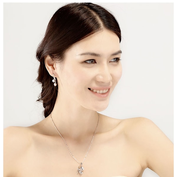 18K Guldfyllda Guld Filled gulddoublé SET CZ