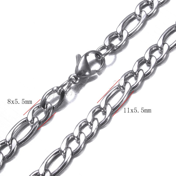 Ruostumattomasta teräksestä valmistettu kaulakoru + rannekoru 8 mm