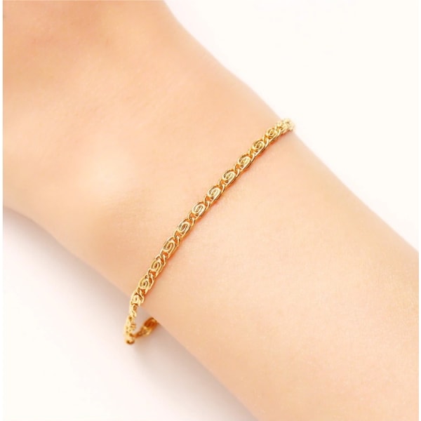 316L Rustfrit Stål Armbånd guld