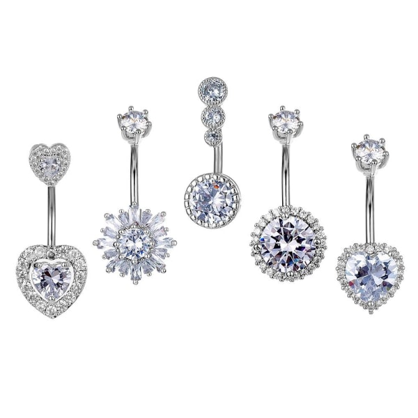 Navle Piercing 5 stk./sæt