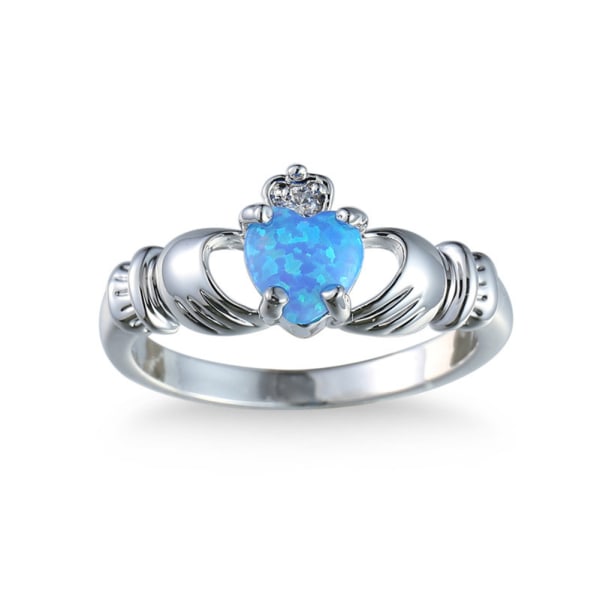 Silversmycken filled ring Opal 18