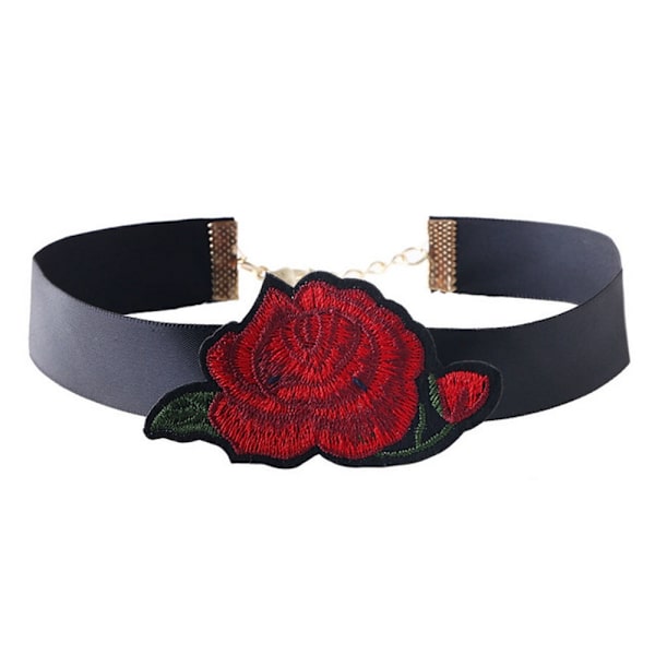 Halsband choker blomma