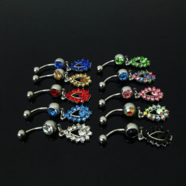 Navlepiercing Smykke LILA