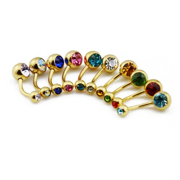Navelpiercing MULTICOLOR