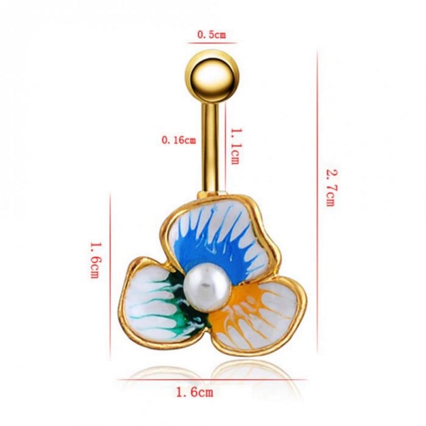 Forgyldt Navle Ring til Body Piercing Smykker 2