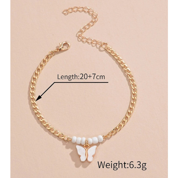 Fodkæde Anklet Ankelarmbånd