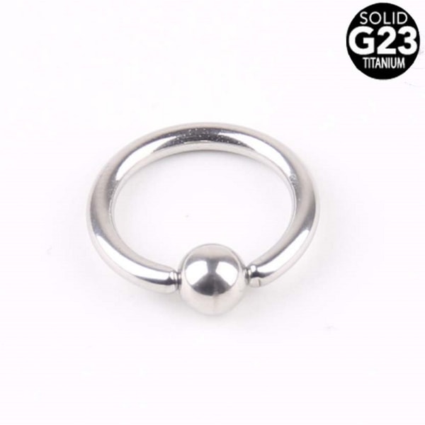 G23 Grade Titanium Horseshoe Twister RING 1,2*8*3	