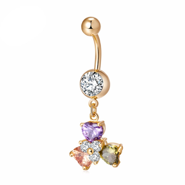 Forgyldt Navle Ring til Body Piercing Smykker