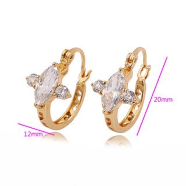 18K Gold Filled Earrings CZ