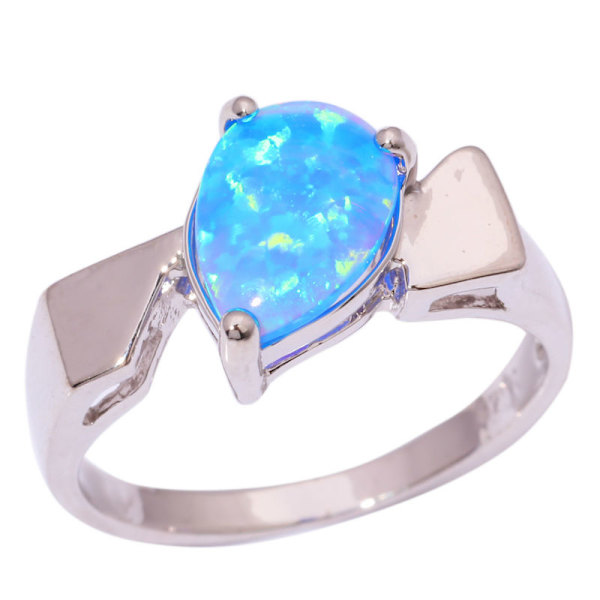 Silversmycken filled ring BLÅ Brand Opal 18