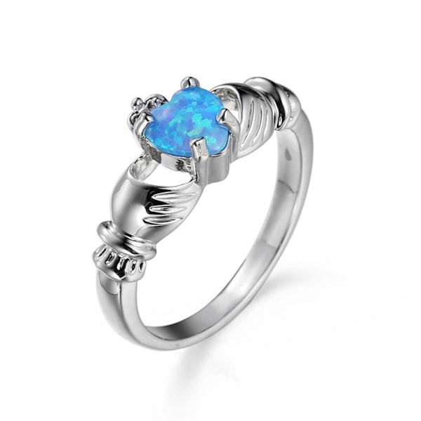 Silversmycken filled ring Opal 16