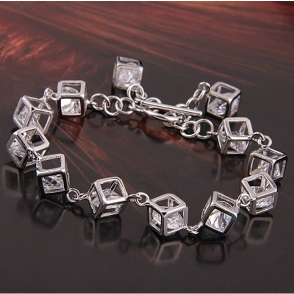 18K Vitguld Guldfyllda gulddoublé Filled Armband