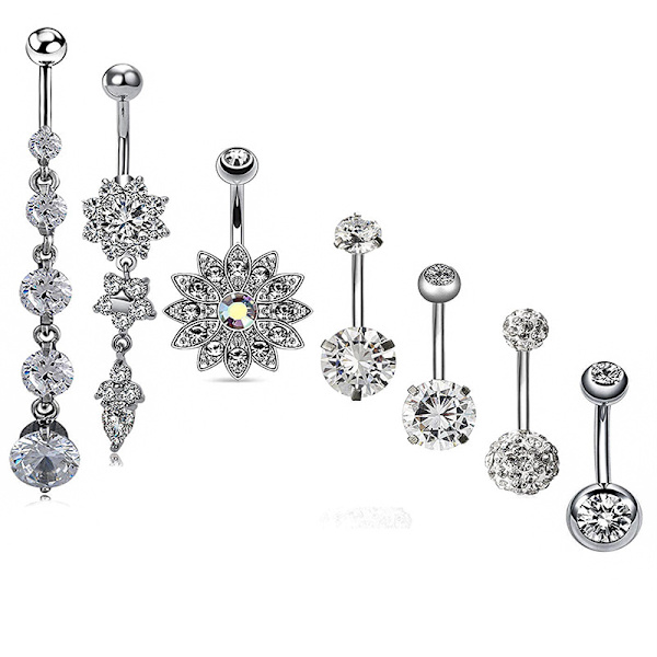 Navle Piercing 11 stk/sæt