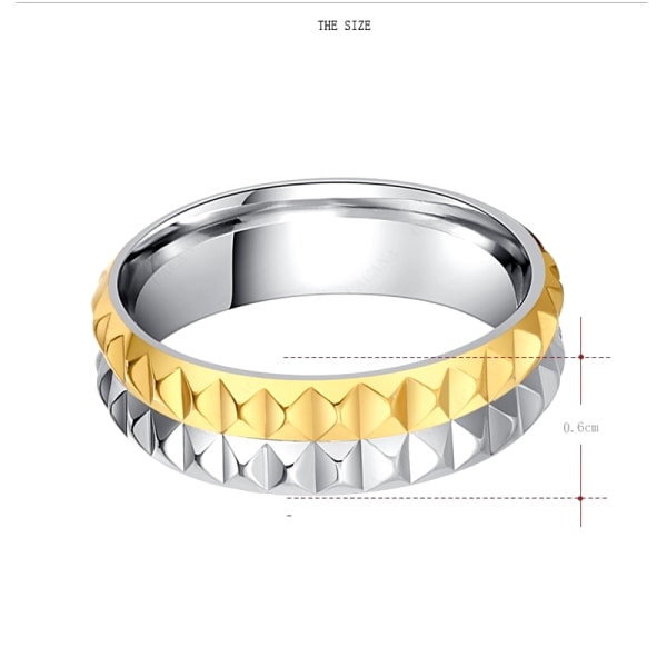 Ring i rustfrit stål 19