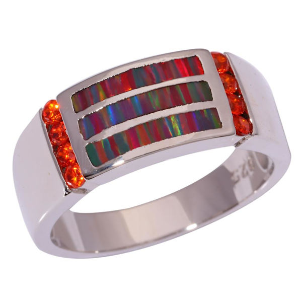 Silversmycken filled ring Brand Opal 19