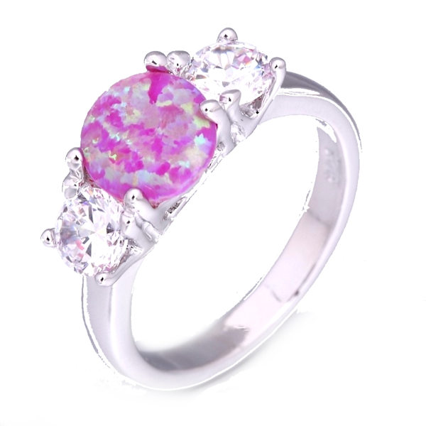 Silversmycken filled ring ROSA Brand Opal 18