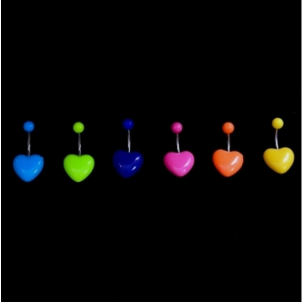 Navle-Belly Button Ring til Body Piercing Vit	