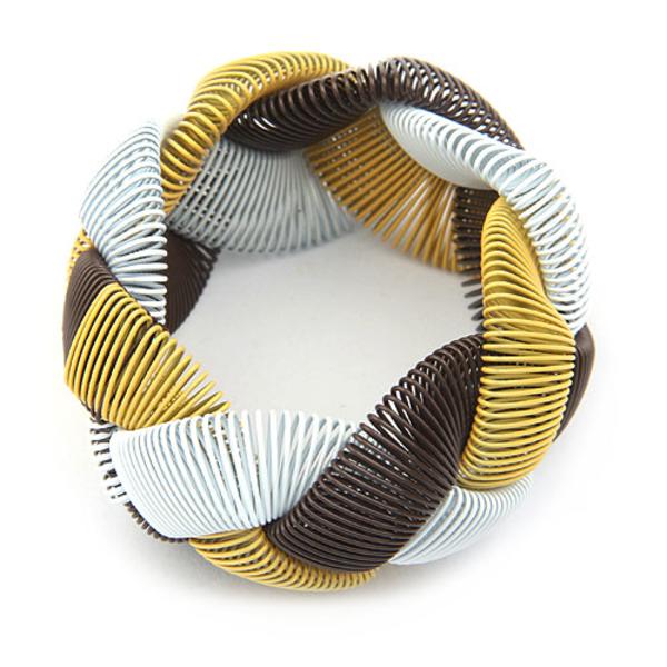 Multicolor Spring Form Armband GRÖN