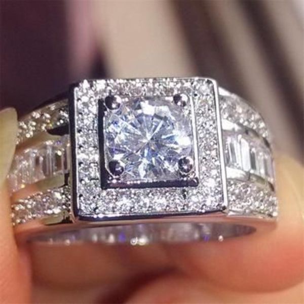 Silversmycken filled RING Cubic Zirconia 17