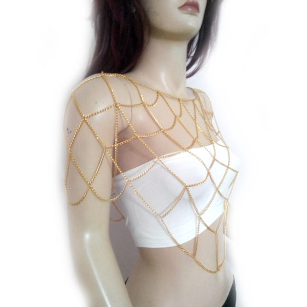 Kroppskedjor kristall Halsband