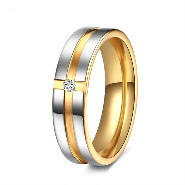 Rostfritt stål ring CZ 20