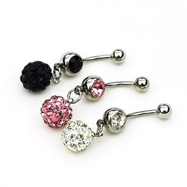 Navelpiercing Blomma rosa