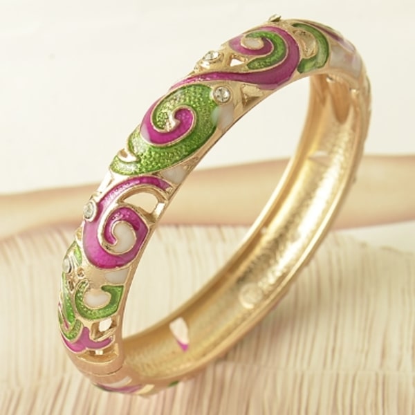 9K guldfylld Guld FILLED gulddoublé armband