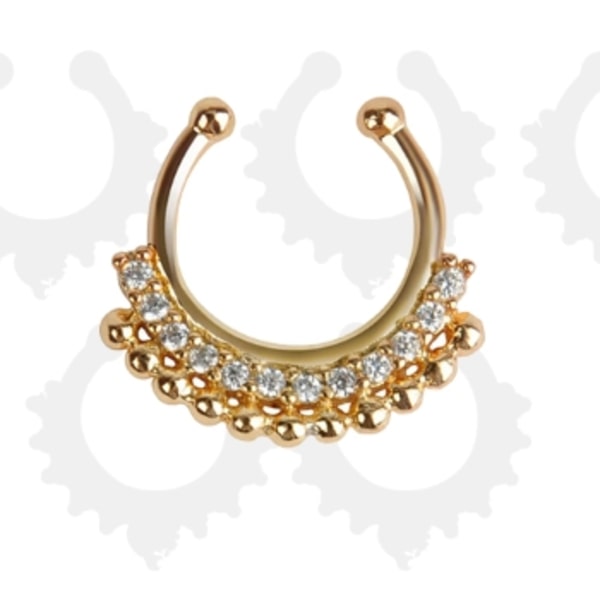 Næseringe Body Piercing Falsk Septum Clicker