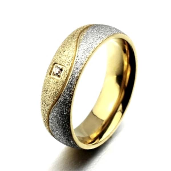 Rostfritt stål ring 18