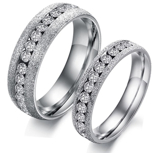 Elegant Titanium Stålring 19