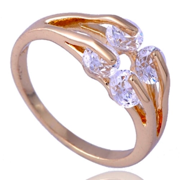 18K Guldbelagt RING 16,5