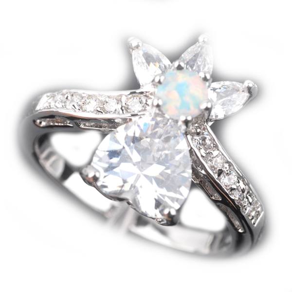 Silversmycken filled ring VIT Brand Opal 16