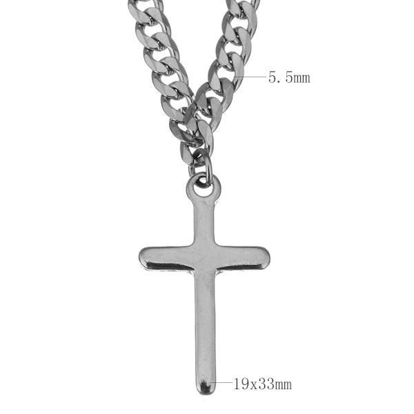 Rostfritt stål halsband + armband silver