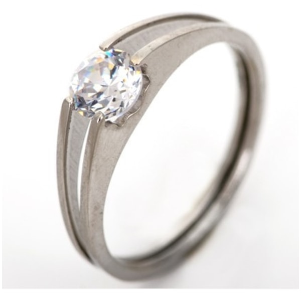 Ringe i rustfrit stål SILVER 16