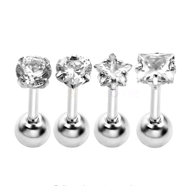 Helix Tragus -korvakoru 1 kpl 6 mm