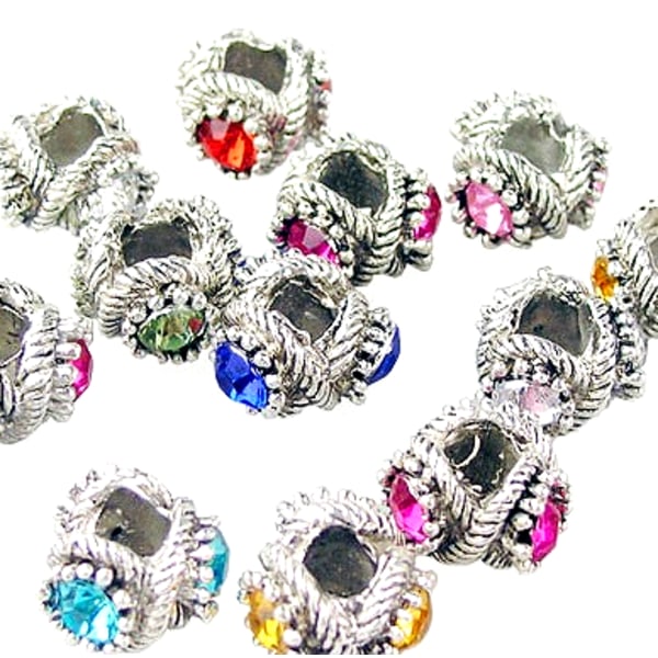 Europæisk Charm Armbånd GUL