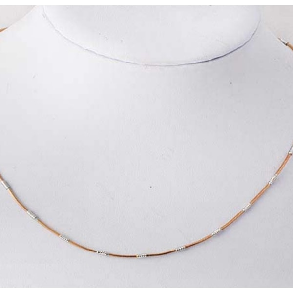 18K Guldfyllda Guld Filled gulddoublé HALSBAND