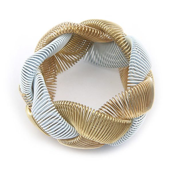 Multicolor Spring Form Armband GRÖN