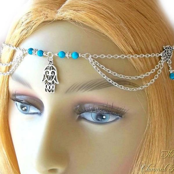 Naisten hiusnauhaketjut tiara kristalli SILVER