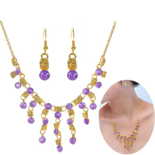 Örhängen Halsband Set