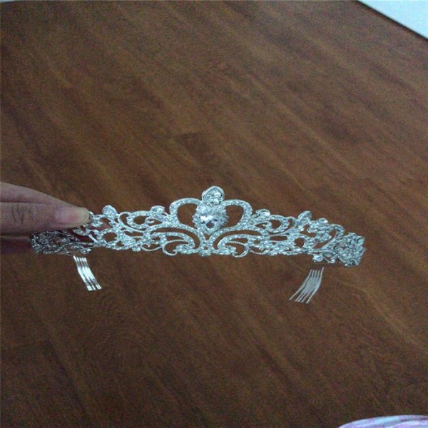 Bröllop hår krona tiara