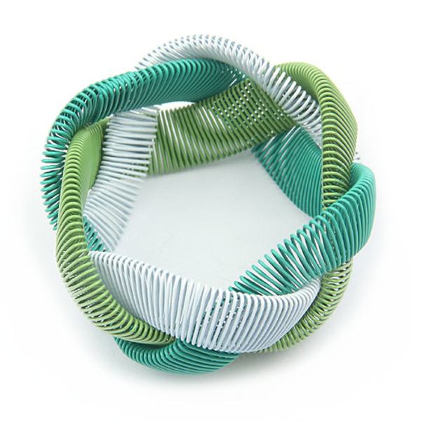 Multicolor Spring Form Armband GRÖN