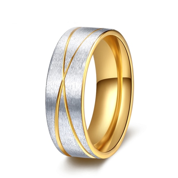 Rostfritt stål ring 18