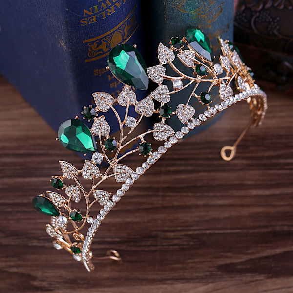 Krystal Bryllupshårkrone Tiara