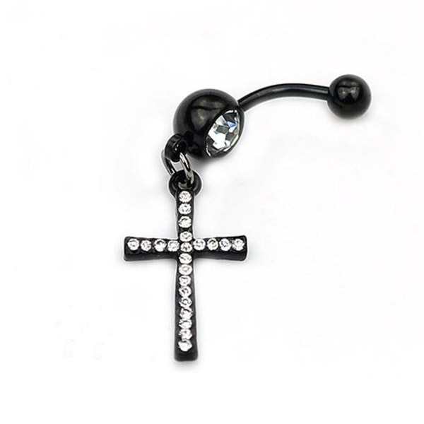 Navel Piercing black