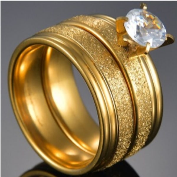 Rustfrit Stål Ring Bryllup 19